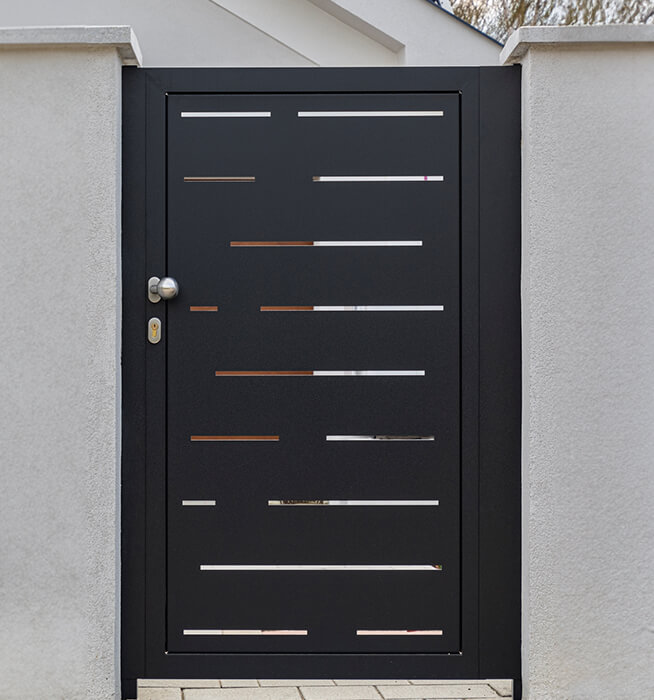 Lézervágott kerítés Győr