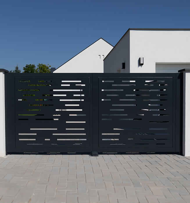 Lézervágott kerítés Győr