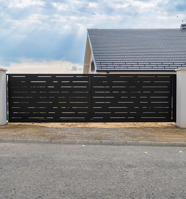 Lézervágott kerítés Győr