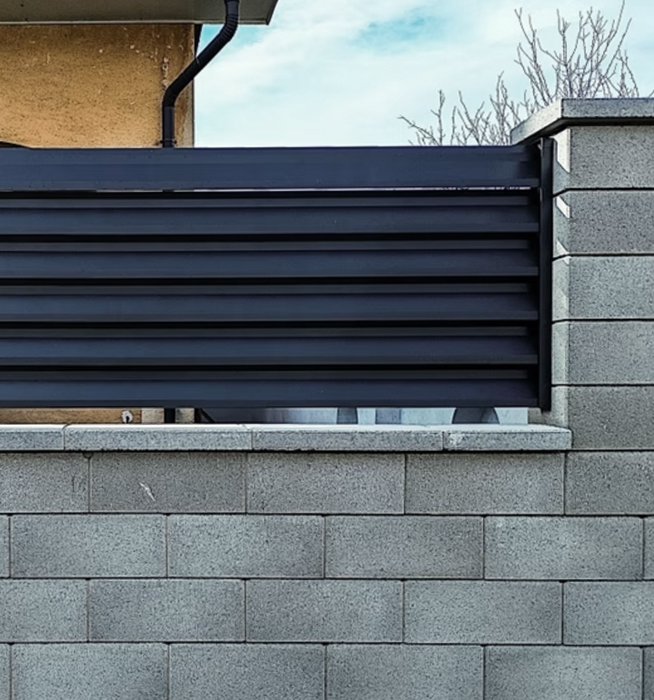 Lamellás kerítés Győr