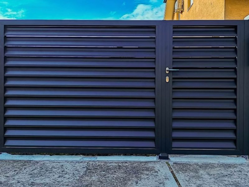 Lamellás kerítés Győr