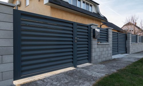 Ferenczi lamellás kerítés Győr