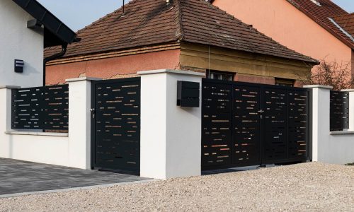 Lézervágott kerítés Győr