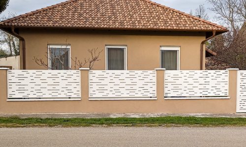 Lézervágott kerítés Győr