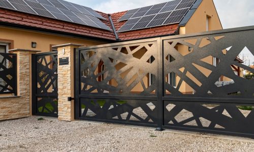 Lézervágott kerítés Győr