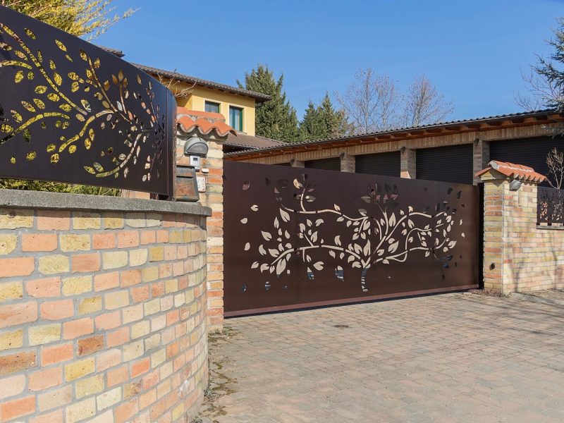 Lézervágott kerítés Győr